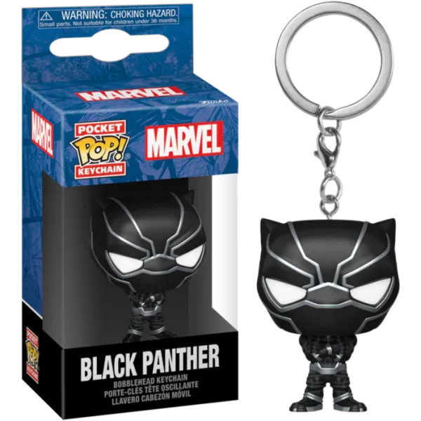 Funko Pocket Pop: Marvel New Classics - Black Panther Vinyl Figure Keychain