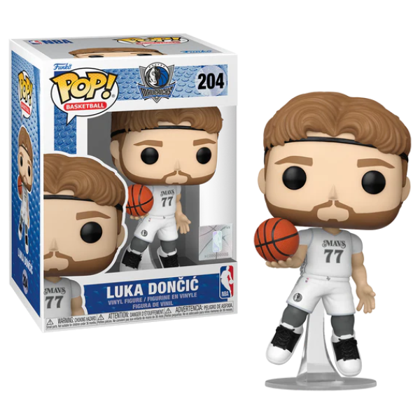 Funko Pop! Basketball: NBA Mavericks - Luka Doncic (City Edition 24-25) #204 Vinyl Figure Funko Pop! Basketball: NBA Mavericks - Luka Doncic (City Edition 24-25) #204 Vinyl Figure