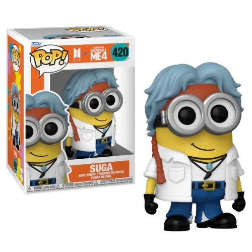 Funko Pop! Rocks: Despicable Me 4 x BTS - Suga #420 Vinyl Figure