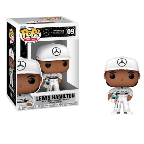 Funko Pop! Racing: AMG Petronas Formula One Team - Lewis Hamilton with Helm #09 Vinyl Figure