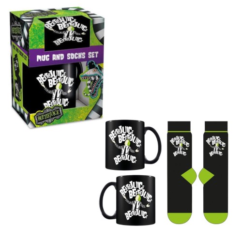 Pyramid Beetlejuice Mug & Sock Set