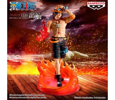 Banpresto The Shukko Special: One Piece - Portgas D.Ace Statue (20cm) (71207)