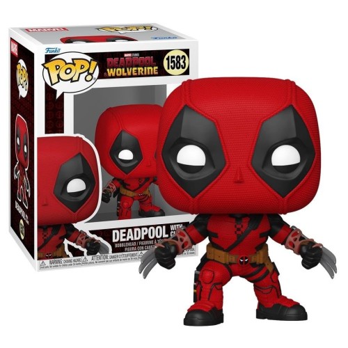 Funko Pop! Marvel: Deadpool & Wolverine - Deadpool with Claws #1583 Bobble-Head Vinyl Figure