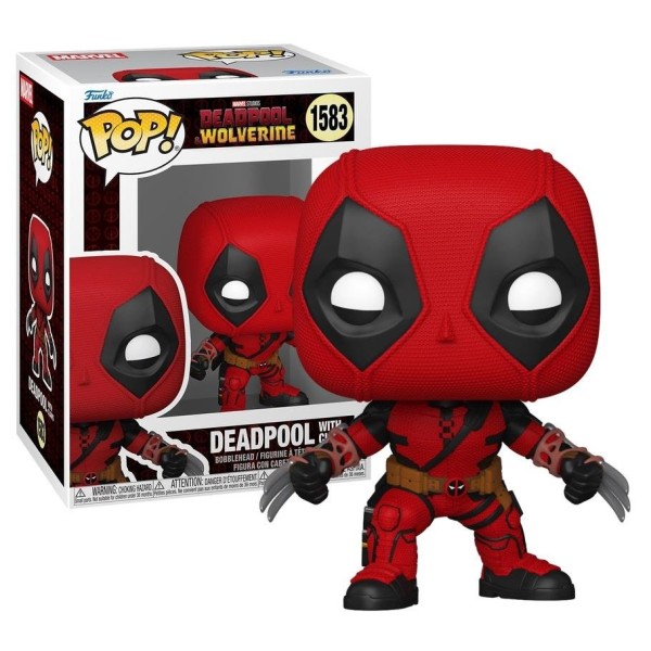 Funko Pop! Marvel: Deadpool & Wolverine - Deadpool with Claws #1583 Bobble-Head Vinyl Figure