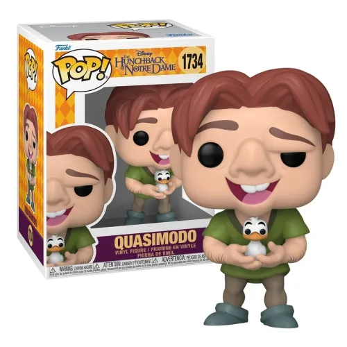 Funko Pop! Disney: The Hunchback of Notre Dame - Quasimodo (with Bird) #1734 Vinyl Figure