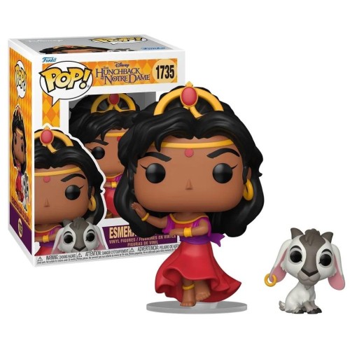 Funko Pop! Disney: The Hunchback of Notre Dame - Esmeralda & Djali #1735 Vinyl Figures