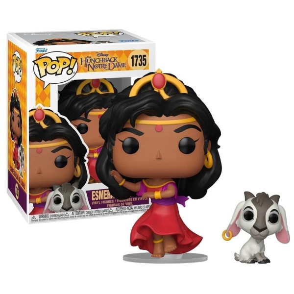 Funko Pop! Disney: The Hunchback of Notre Dame - Esmeralda & Djali #1735 Vinyl Figures