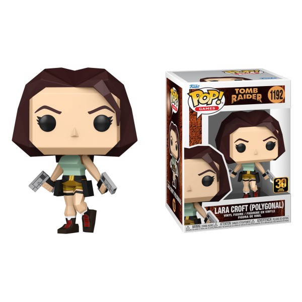 Funko Pop! Games: Tomb Raider - Lara Croft (Polygonal) #1192 Vinyl Figure