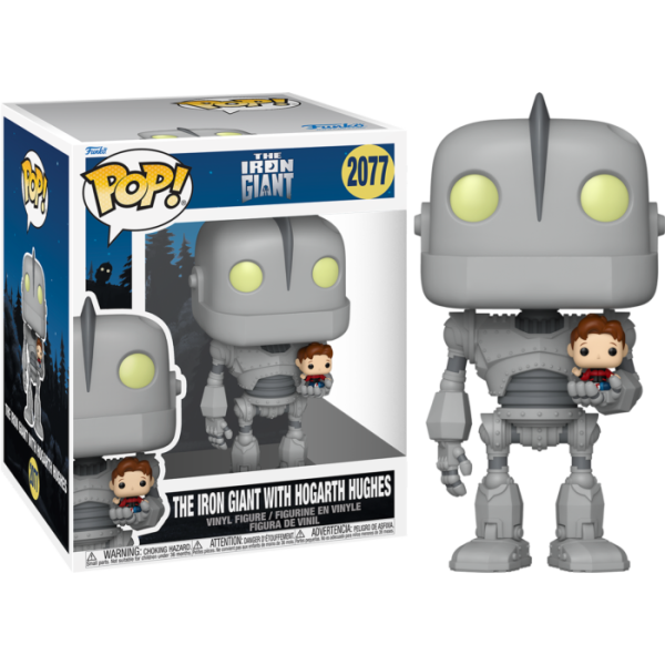 Funko Pop! Super: The Iron Giant - The Iron Giant with Hogarth Hughes #2077 Vinyl Figure (6