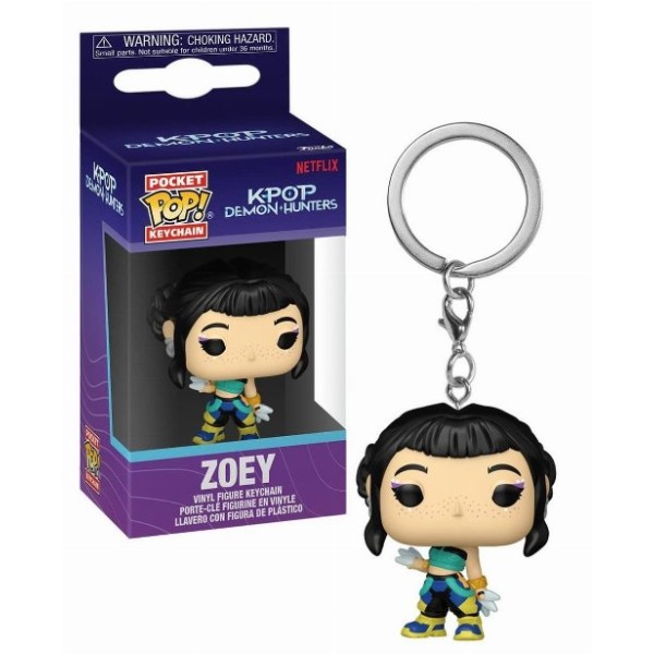 Funko Pocket Pop!: K-Pop Demon Hunters - Zoey Vinyl Figure Keychain