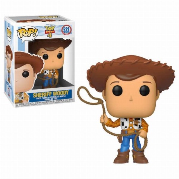 Funko Pop! Disney: Toy Story 4 - Sheriff Woody #522 Vinyl Figure
