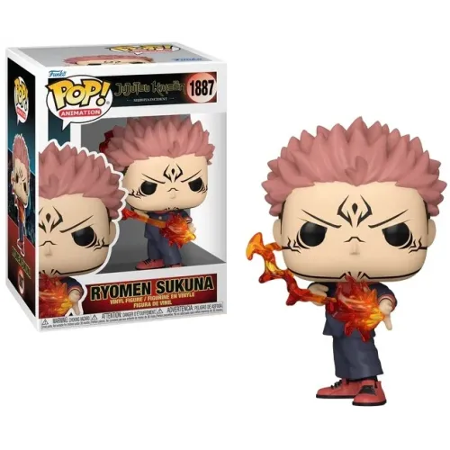 Funko Pop! Animation: Jujutsu Kaisen - Ryomen Sukuna (Fire Arrow) #1887 Vinyl Figure