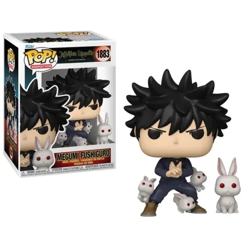 Funko Pop! Animation: Jujutsu Kaisen - Megumi Fushiguro (with Rabbit) #1883 Vinyl Figure