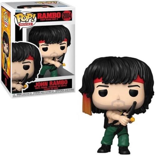 Funko Pop! Movies: Rambo First Blood Part II - John Rambo (with Explosive Arrow) #2004 Vinyl Figure