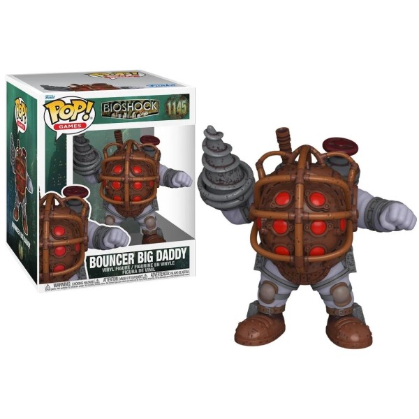 Funko Pop! Super: Bioshock - Bouncer Big Daddy #1145 Vinyl Figure (6