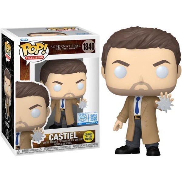 Funko Pop! Television: Supernatural - Castiel (Glows in The Dark) (Special Edition) #Vinyl Figure