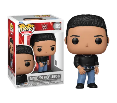 Funko Pop! WWE: World Wrestling Entertainment - Dwayne "The Rock" Johnson #189 Vinyl Figure