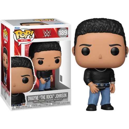 Funko Pop! WWE: World Wrestling Entertainment - Dwayne "The Rock" Johnson #189 Vinyl Figure