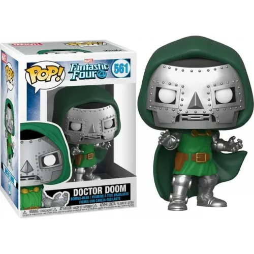 Funko Pop! Marvel: Fantastic Four - Doctor Doom #561 Bobble-Head Vinyl Figure