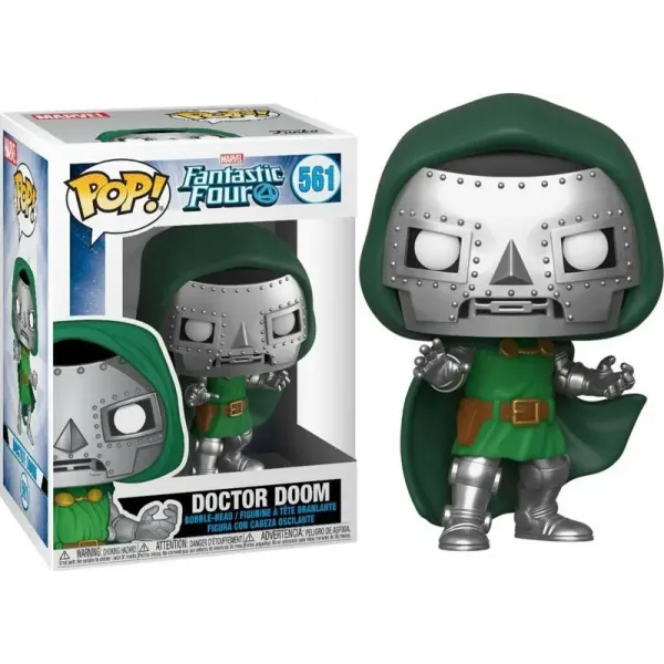 Funko Pop! Marvel: Fantastic Four - Doctor Doom #561 Bobble-Head Vinyl Figure