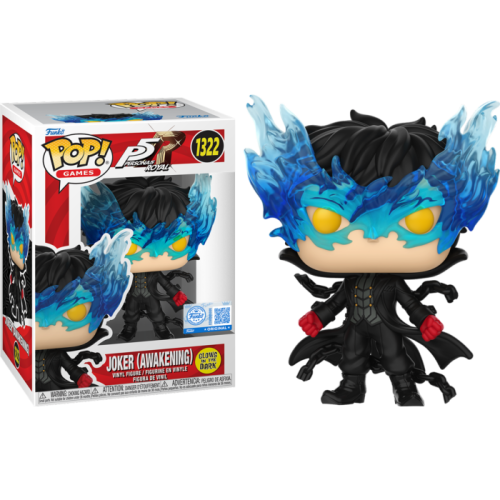 Funko Pop! Games: Persona 5 Royal - Joker (Awakening) (Glows in The Dark) (Special Edition) #1322 Vinyl Figure