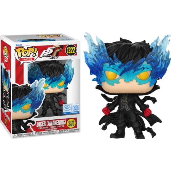 Funko Pop! Games: Persona 5 Royal - Joker (Awakening) (Glows in The Dark) (Special Edition) #1322 Vinyl Figure