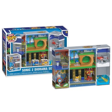 Funko Bitty Pop! Bitty Box: Sonic The Hedgehog - Sonic 2 Diorama Set Vinyl Figures