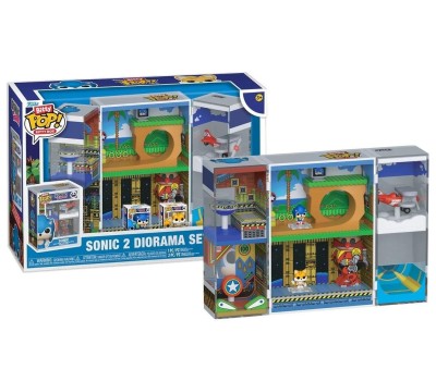 Funko Bitty Pop! Bitty Box: Sonic The Hedgehog - Sonic 2 Diorama Set Vinyl Figures
