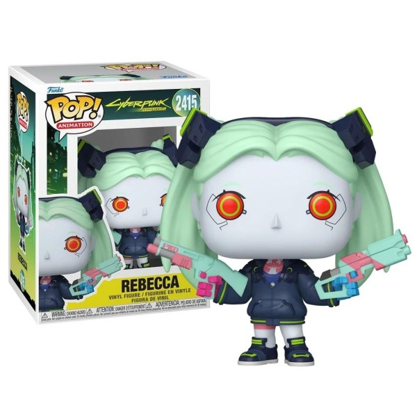 Funko Pop! Animation: Cyberpunk Edgerunners - Rebecca #2415 Vinyl Figure
