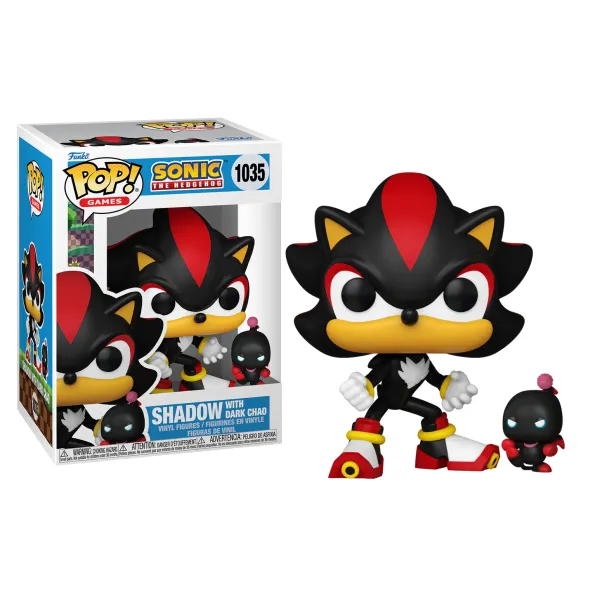 Funko Pop! Games: Sonic The Hedgehog - Shadow with Dark Chao #1035 Vinyl Figures Funko Pop! Games: Sonic The Hedgehog - Shadow with Dark Chao #1035 Vinyl Figures