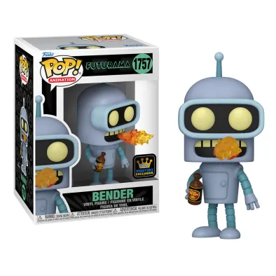 Funko Pop! Animation: Futurama - Bender* (Specialty Series Exclusive) #1757 Vinyl Figure