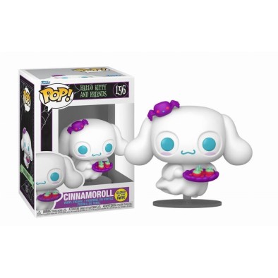Funko Pop! Sanrio: Hello Kitty and Friends - Cinnamoroll (Glows in The Dark) #156 Vinyl Figure