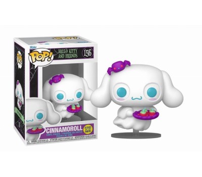 Funko Pop! Sanrio: Hello Kitty and Friends - Cinnamoroll (Glows in The Dark) #156 Vinyl Figure