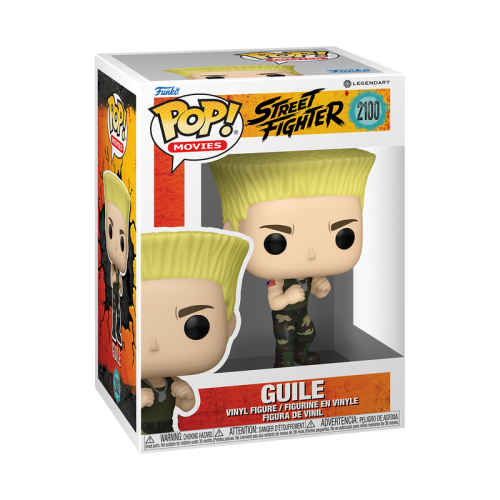 Funko Pop! Movies: Street Fighter - Guile #2100 Vinyl Figure