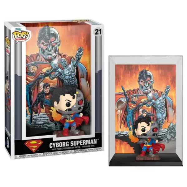 Funko Pop! Comic Covers: DC - Cyborg Superman #21 Vinyl Figure Funko Pop! Comic Covers: DC - Cyborg Superman #21 Vinyl Figure