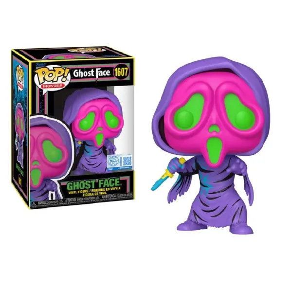 Funko Pop! Movies: Ghost Face - Ghost Face (Blklt) (Special Edition) #1607 Vinyl Figure Funko Pop! Movies: Ghost Face - Ghost Face (Blklt) (Special Edition) #1607 Vinyl Figure