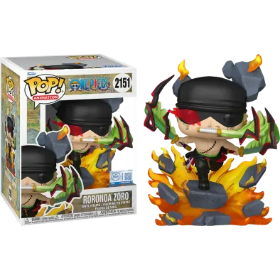 Funko Pop! Premium: One Piece - Roronoa Zoro (King of Hell) (Special Edition) #2151 Vinyl Figure