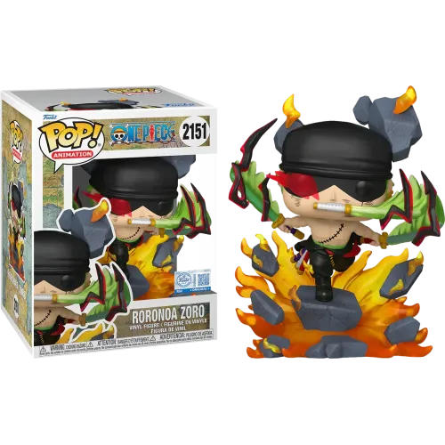 Funko Pop! Premium: One Piece - Roronoa Zoro (King of Hell) (Special Edition) #2151 Vinyl Figure