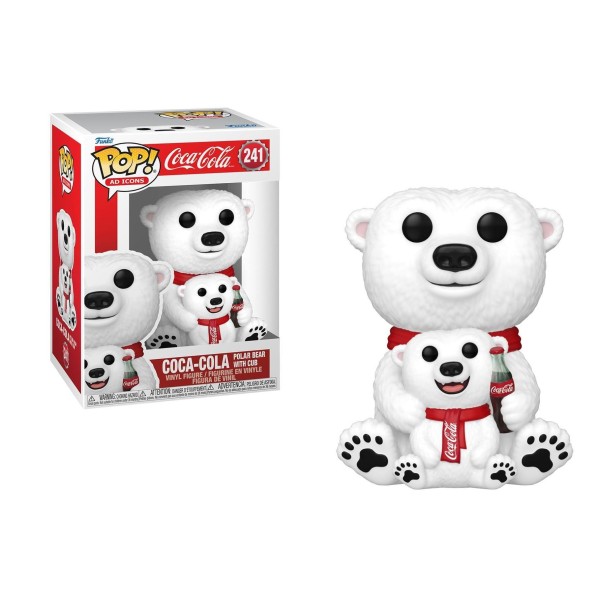 Funko Pop! AD Icons: Coca-Cola - Polar Bear with Cub #241 Vinyl Figure