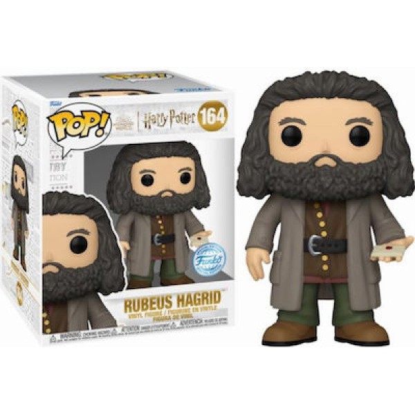 Funko POP! Harry Potter - Rubeus Hagrid with Letter #164 Supersized (Exclusive)