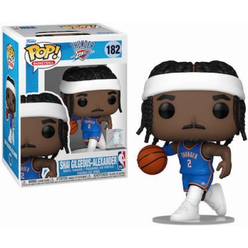 Funko Pop! Basketball NBA: Thunder OKC - Shai Gilgeous-Alexander #182 Vinyl Figure