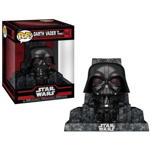 Funko Pop! Deluxe Disney Star Wars: Dark Side - Darth Vader on Throne #745 Bobble-Head Vinyl Figure