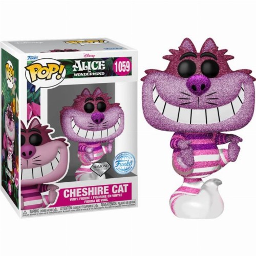 Funko POP! Disney: Alice in Wonderland - Cheshire Cat (Diamond Collection) #1059 (Exclusive)