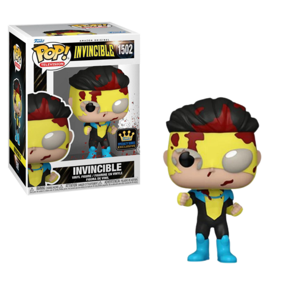 Funko Pop! Television: Invincible - Invincible (Bloody) (Specialty Series Exclusive) #1502 Vinyl Figure