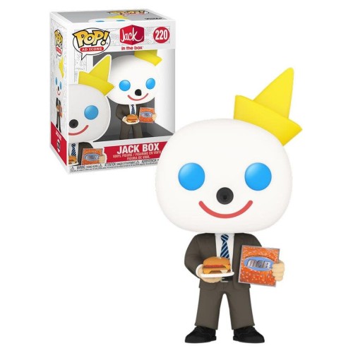 Funko Pop! Ad Icons: Jack In the Box - Jack Box (with MCA) #220 Vinyl Figure