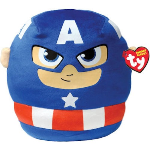 AS TY Squishy Beanies: Marvel - Captain America 25cm