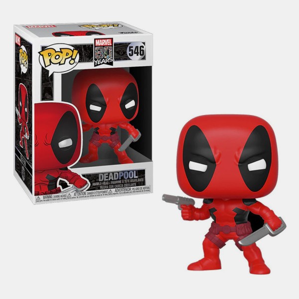 Funko Pop! Marvel 80th Years - First Appearance Deadpool #546 Bobble-Head Vinyl Figure