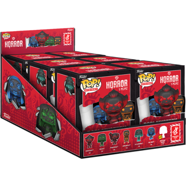 Funko Pop!Warner Bros: Horror - Mystery Pop! Vinyl Figure Blind Box (Display of 6)