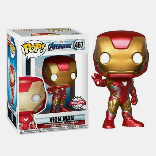 Funko Pop! Marvel: Avengers - Iron Man (Special Edition) #467 Bobble-Head Vinyl Figure