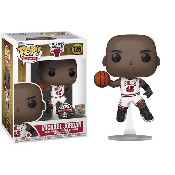 Funko Pop! NBA Basketball: Bulls - Michael Jordan (1995 Playoffs) (Special Edition) #126 Vinyl Figure